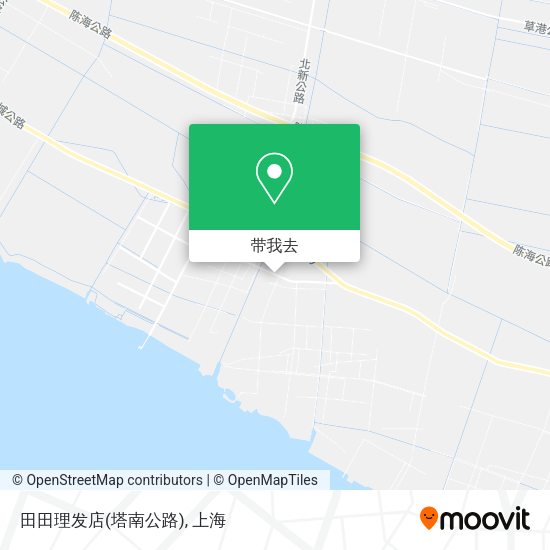 田田理发店(塔南公路)地图
