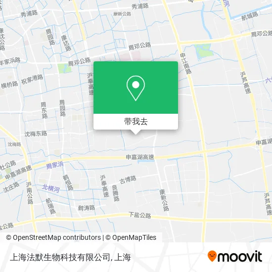 上海法默生物科技有限公司地图