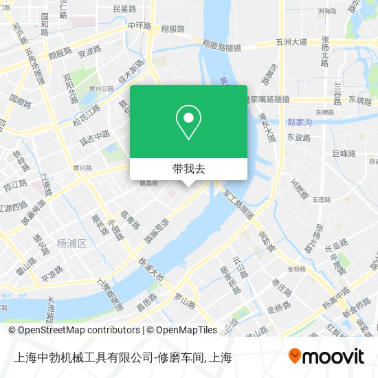 上海中勃机械工具有限公司-修磨车间地图
