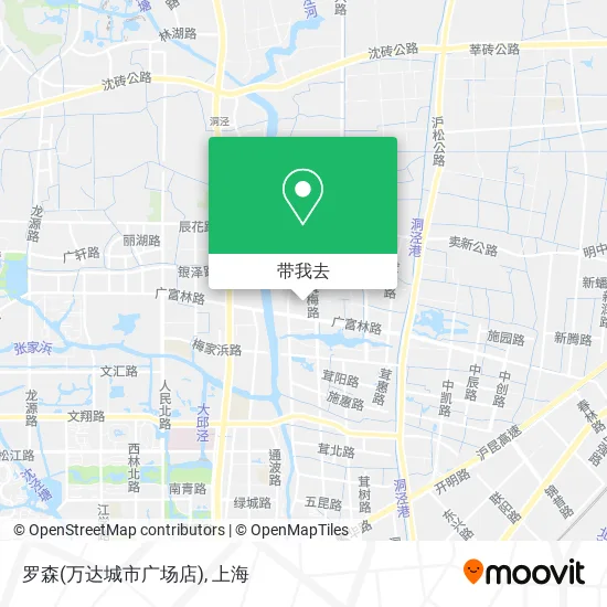 罗森(万达城市广场店)地图