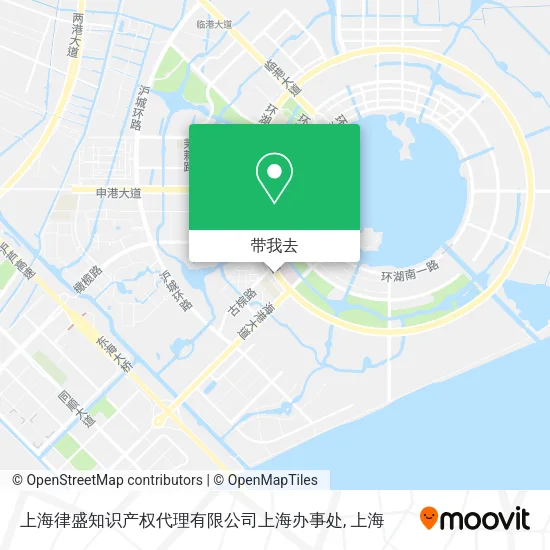 上海律盛知识产权代理有限公司上海办事处地图