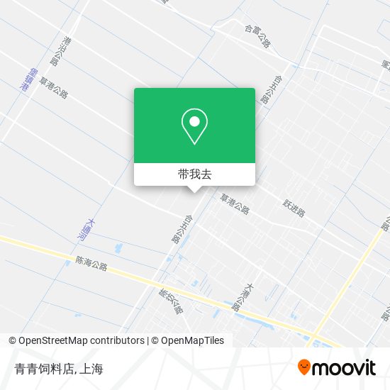 青青饲料店地图