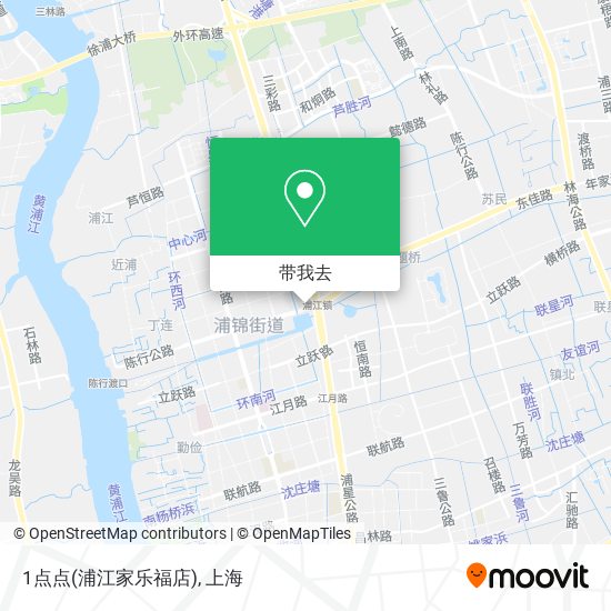 1点点(浦江家乐福店)地图
