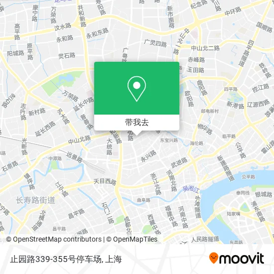 止园路339-355号停车场地图