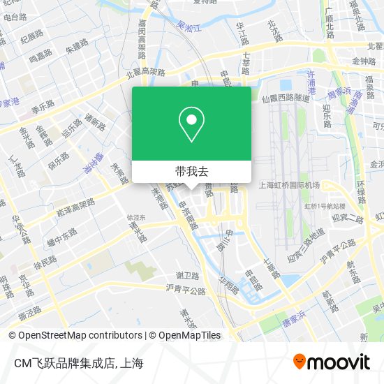 CM飞跃品牌集成店地图