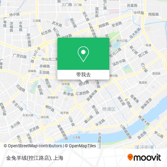 金兔羊绒(控江路店)地图