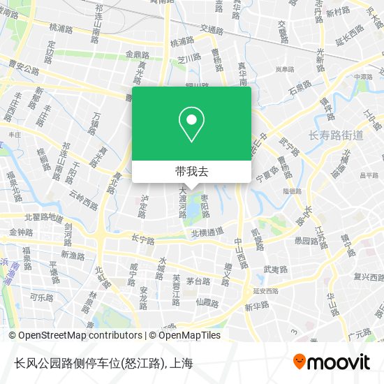 长风公园路侧停车位(怒江路)地图