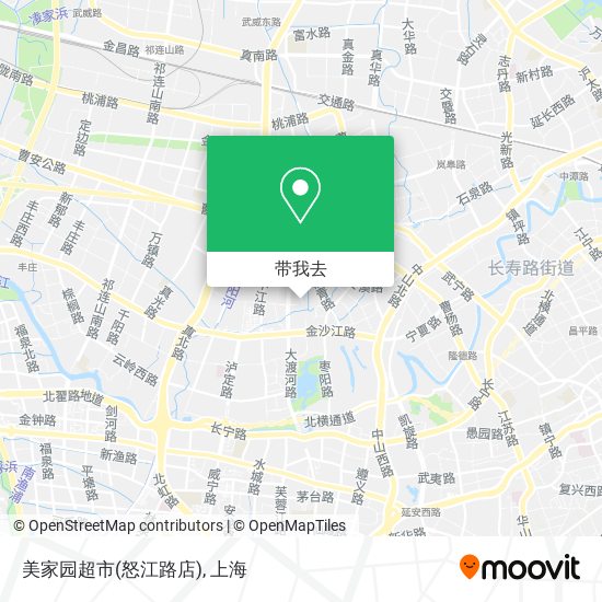 美家园超市(怒江路店)地图