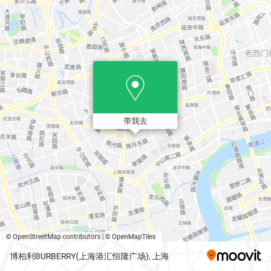 博柏利BURBERRY(上海港汇恒隆广场)地图