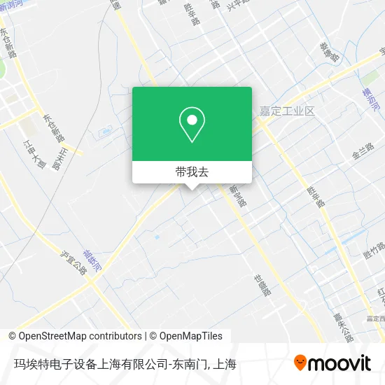 玛埃特电子设备上海有限公司-东南门地图