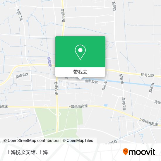 上海悦众宾馆地图