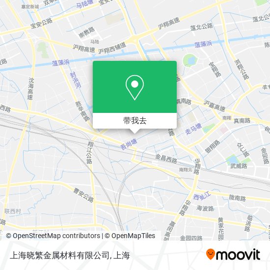 上海晓繁金属材料有限公司地图