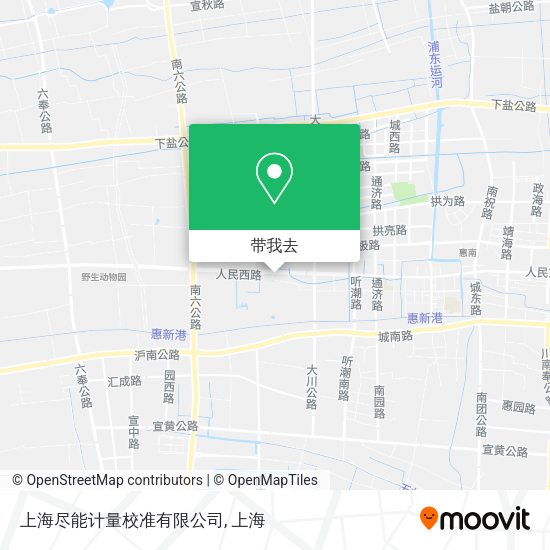 上海尽能计量校准有限公司地图