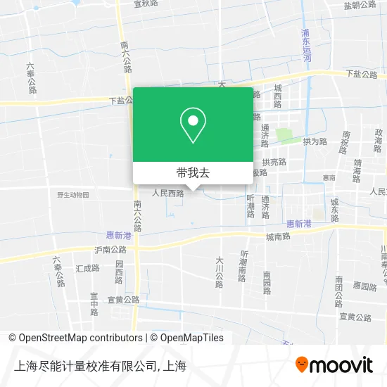 上海尽能计量校准有限公司地图