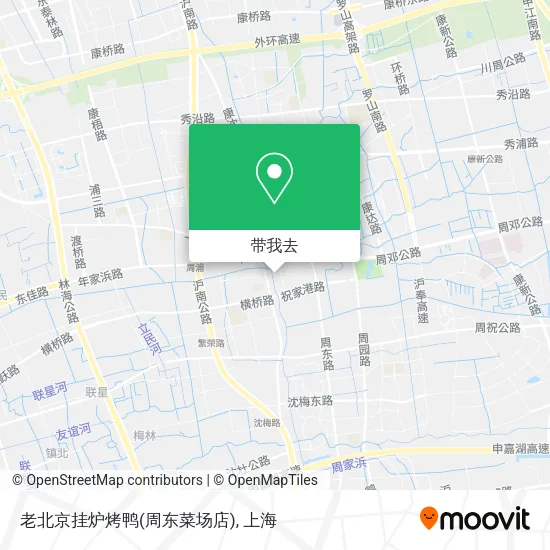 老北京挂炉烤鸭(周东菜场店)地图