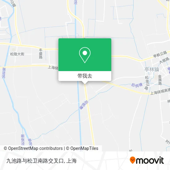 九池路与松卫南路交叉口地图