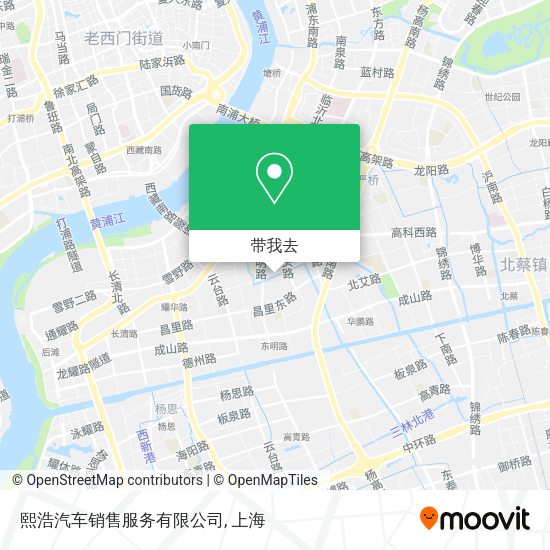 熙浩汽车销售服务有限公司地图