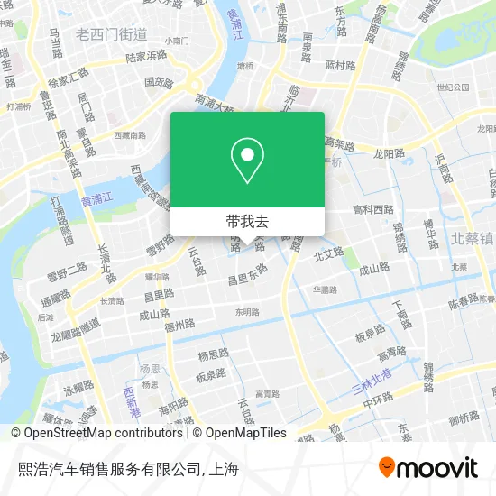 熙浩汽车销售服务有限公司地图