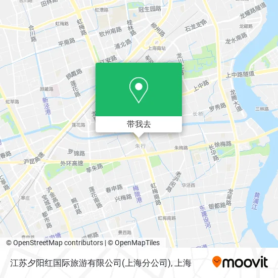 江苏夕阳红国际旅游有限公司(上海分公司)地图