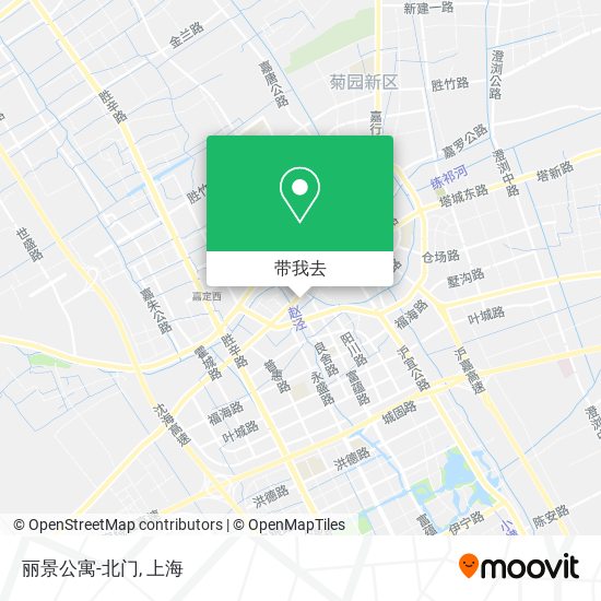 丽景公寓-北门地图