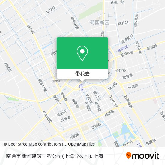 南通市新华建筑工程公司(上海分公司)地图