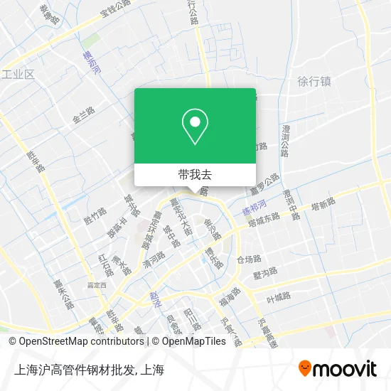 上海沪高管件钢材批发地图