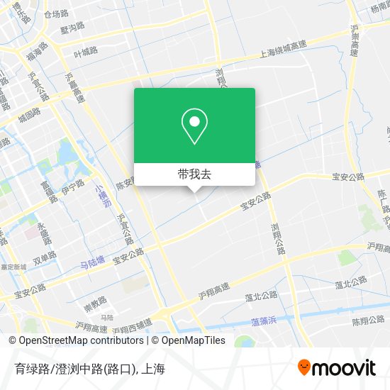育绿路/澄浏中路(路口)地图