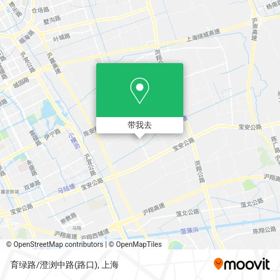 育绿路/澄浏中路(路口)地图
