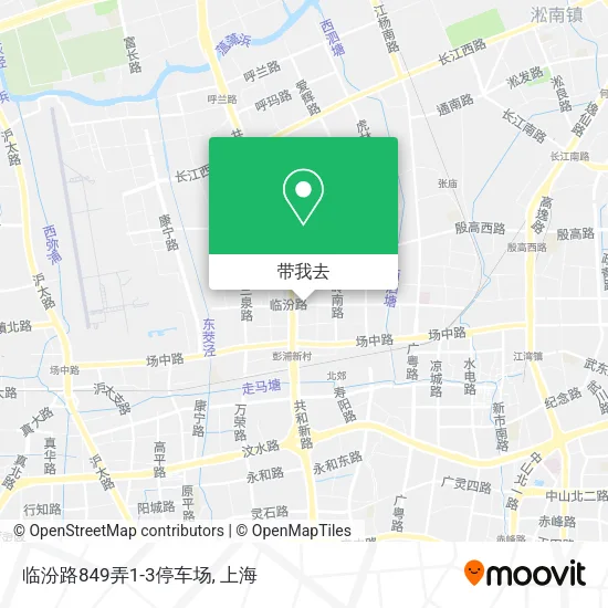 临汾路849弄1-3停车场地图