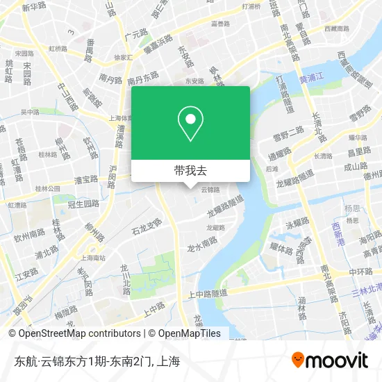 东航·云锦东方1期-东南2门地图