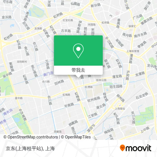 京东(上海桂平站)地图