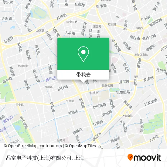 品富电子科技(上海)有限公司地图
