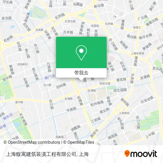 上海馥寓建筑装潢工程有限公司地图