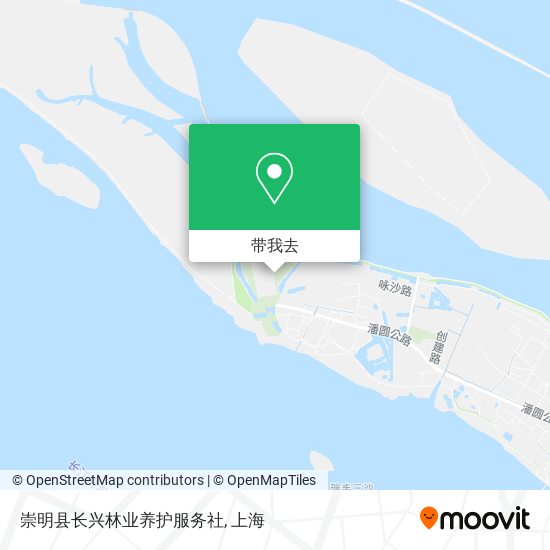 崇明县长兴林业养护服务社地图