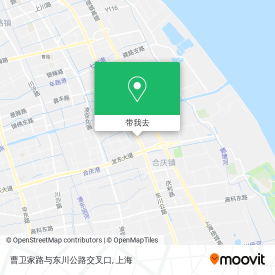 曹卫家路与东川公路交叉口地图