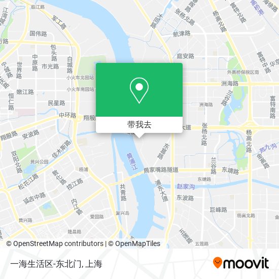 一海生活区-东北门地图