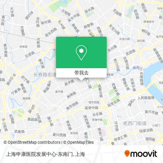 上海申康医院发展中心-东南门地图