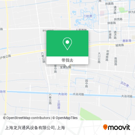 上海龙兴通风设备有限公司地图