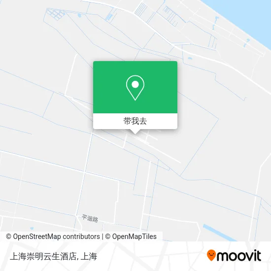 上海崇明云生酒店地图