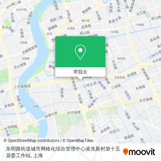 东明路街道城市网格化综合管理中心凌兆新村第十五居委工作站地图