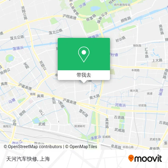 天河汽车快修地图
