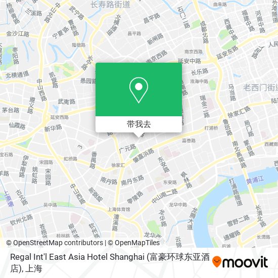 Regal Int'l East Asia Hotel Shanghai (富豪环球东亚酒店)地图