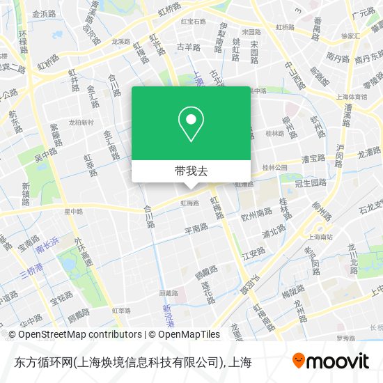 东方循环网(上海焕境信息科技有限公司)地图