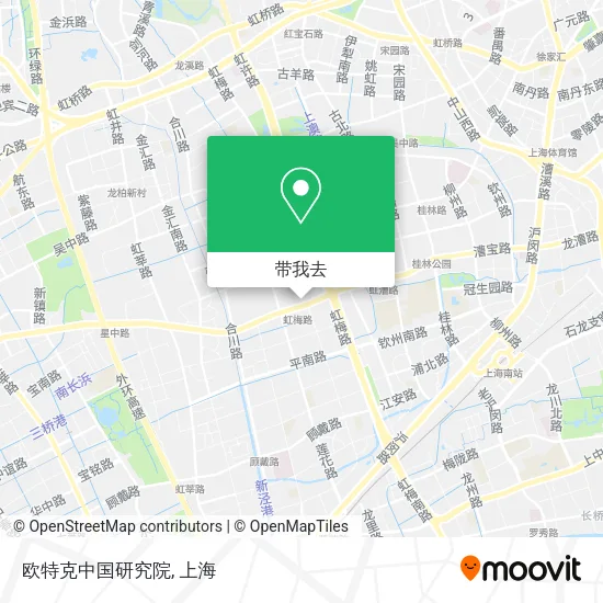 欧特克中国研究院地图