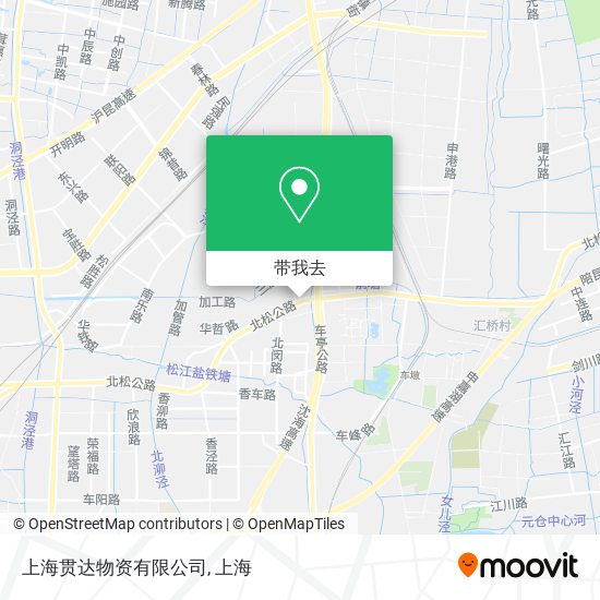 上海贯达物资有限公司地图