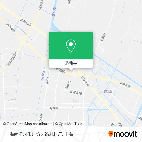 上海南汇永乐建筑装饰材料厂地图