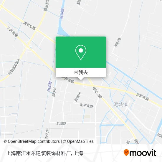 上海南汇永乐建筑装饰材料厂地图