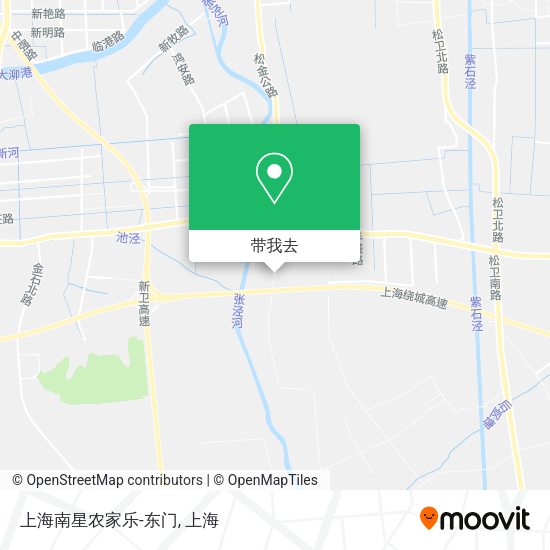 上海南星农家乐-东门地图