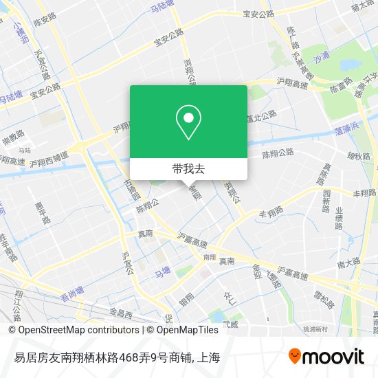 易居房友南翔栖林路468弄9号商铺地图