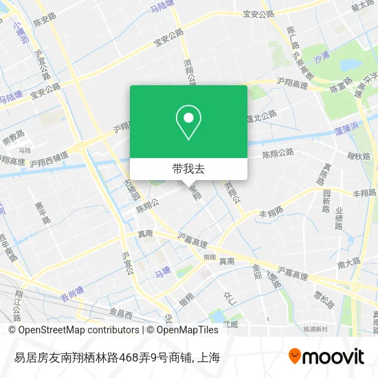 易居房友南翔栖林路468弄9号商铺地图